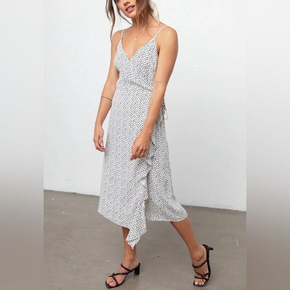 Rails Iris Polka Dot Wrap Dress - Picture 1 of 6